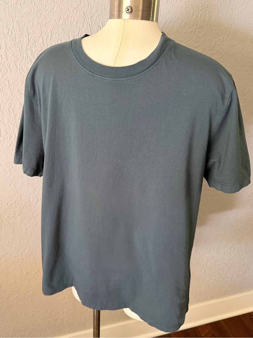 Mate The Label Men’s Organic Cotton T-shirt Steel Grey Large